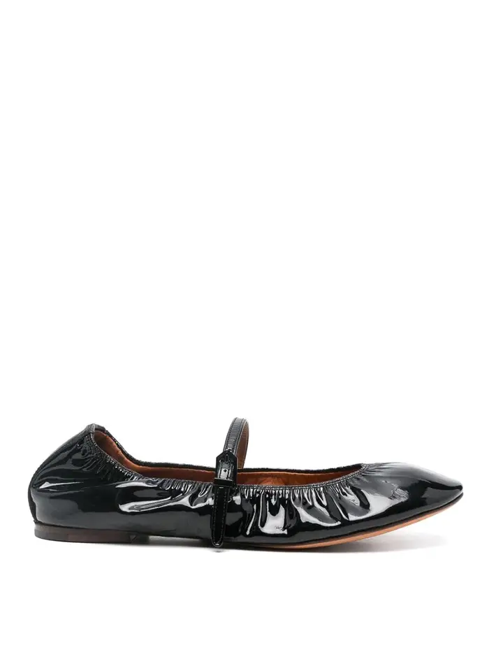 Lanvin Ballerina Con Cinturino Nero