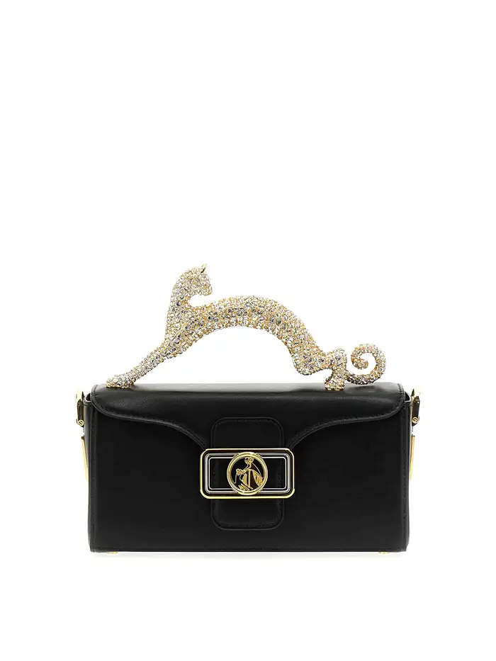 Lanvin borsetta nano a forma di gatto a matita Nero