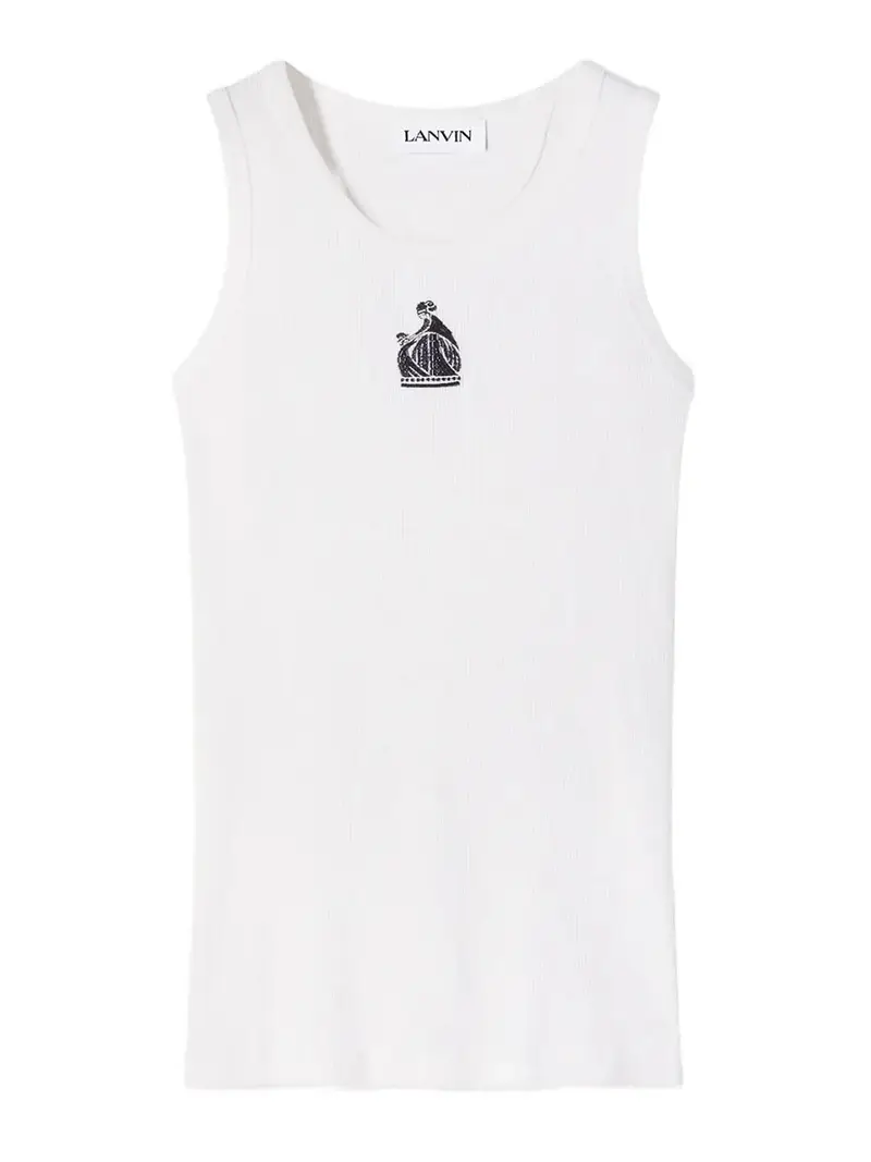 Lanvin Canotta Bianco