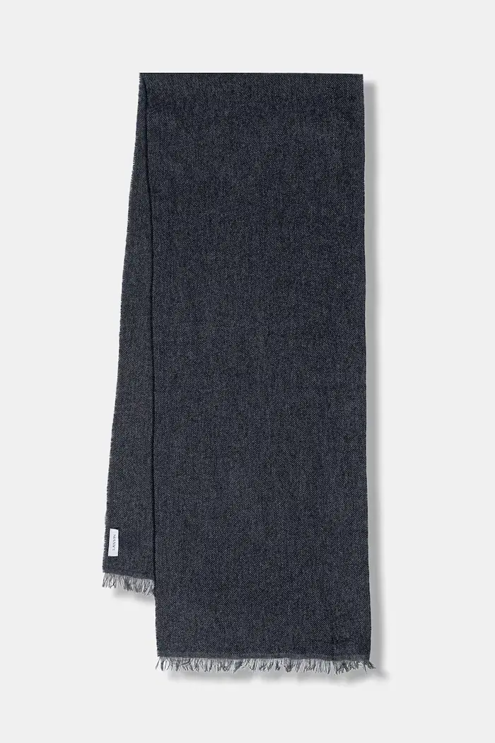 Lanvin scialle in seta Grigio