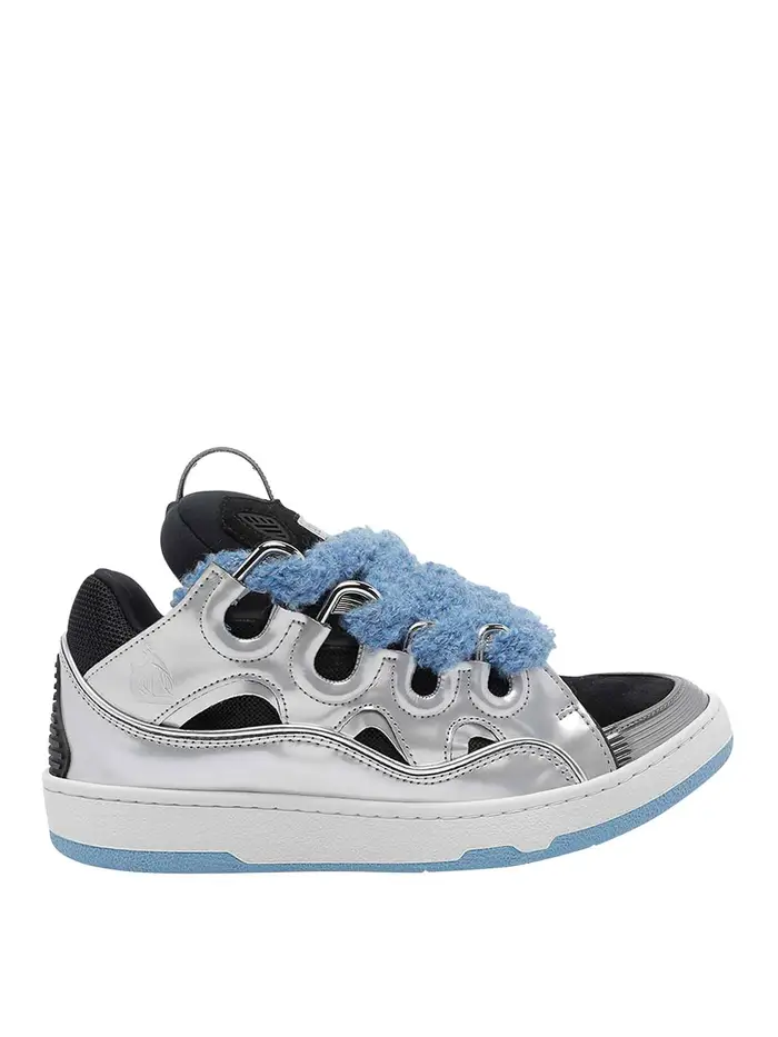 Lanvin Scneaker da marciapiede Argento