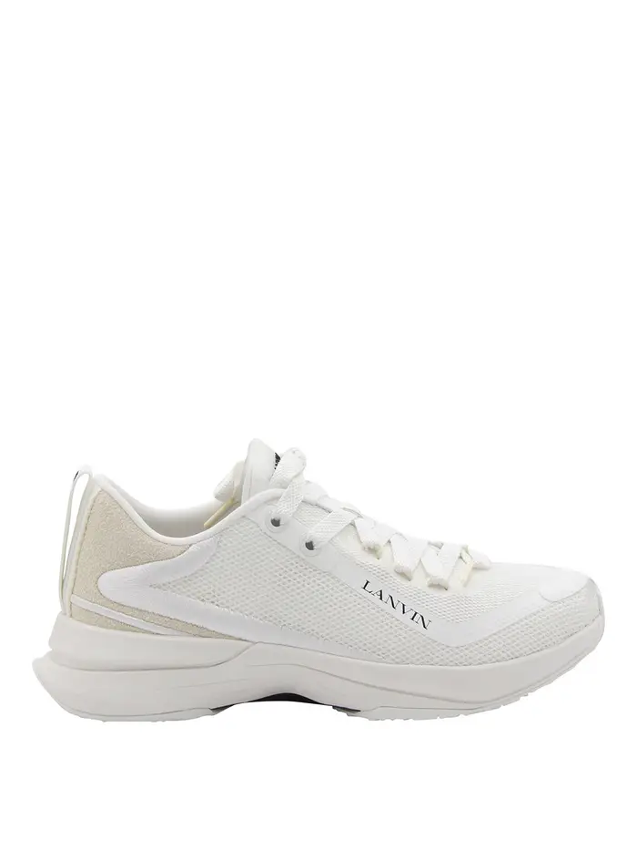 Lanvin Scneaker in pelle bianca Bianco