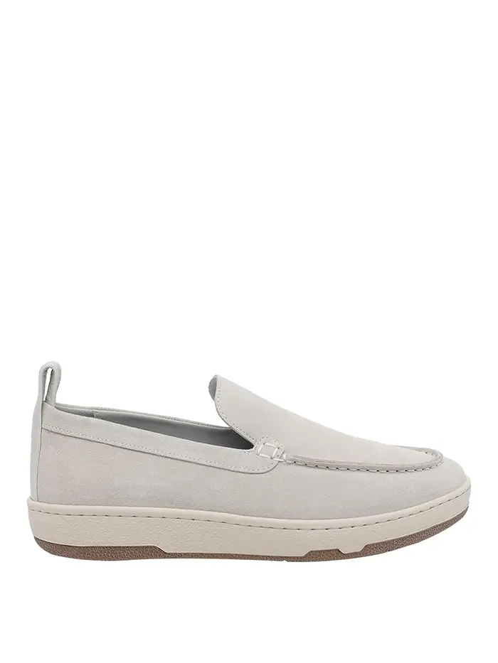 Lanvin Slip On in pelle scamosciata Crusier grigia Grigio