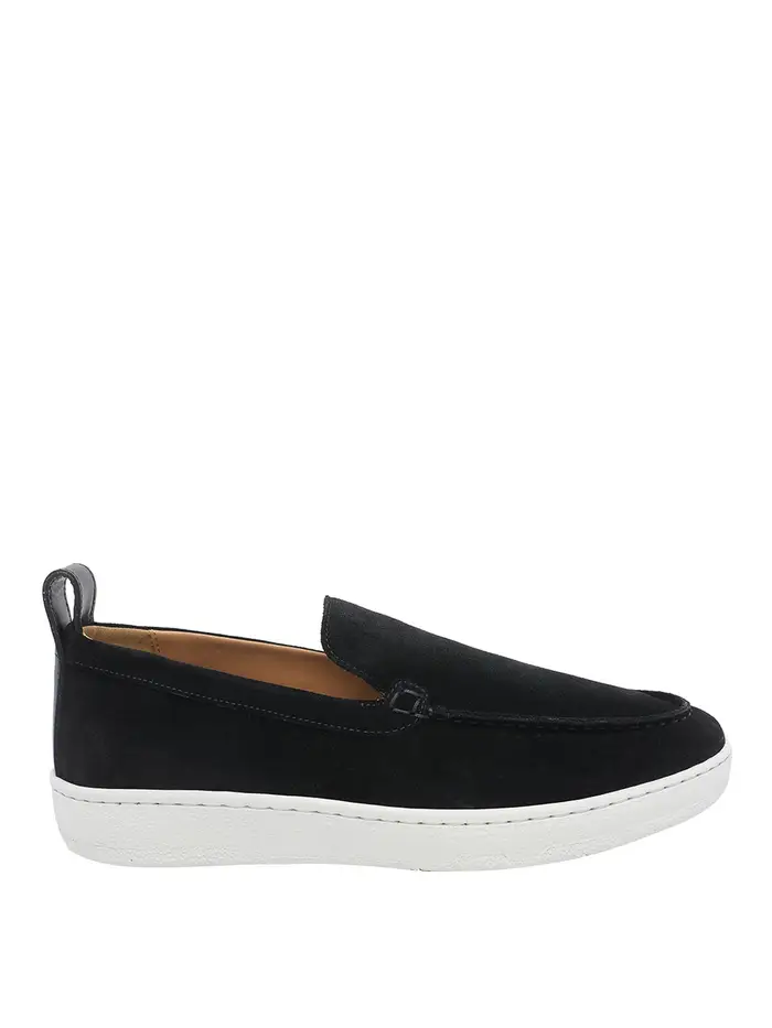 Lanvin Slip On in pelle scamosciata Crusier nera Nero