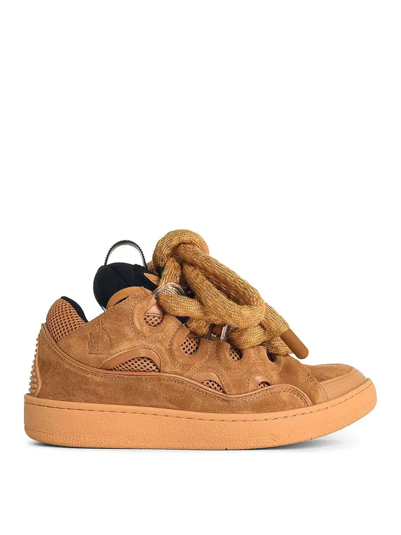 Lanvin Sneaker di miscele in pelle beige