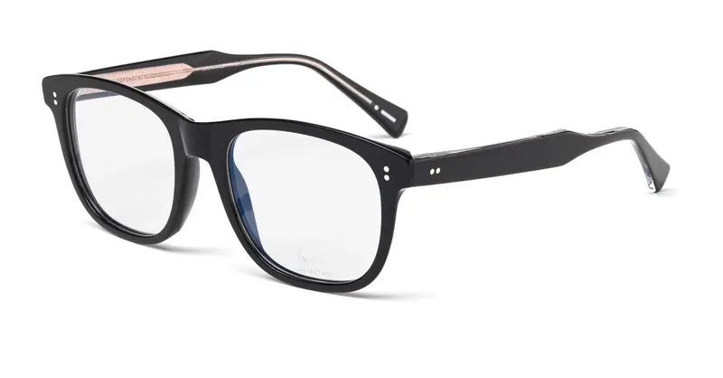 Laps Collection Uomo CARLO 521LP 009.GLS Montature da vista outlet Acetato Nero Rotonda