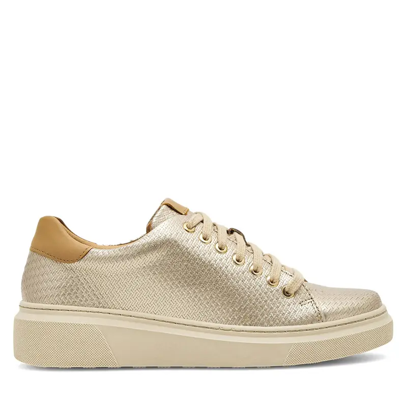Lasocki Sneakers Donna beige in pelle