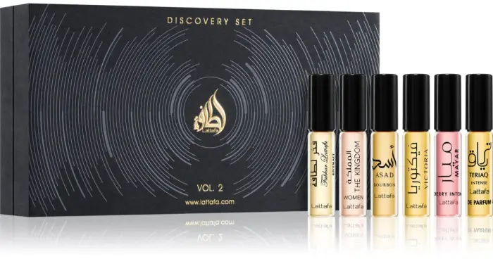 Lattafa Discovery Set Vol 2 set unisex 6× 4 ml