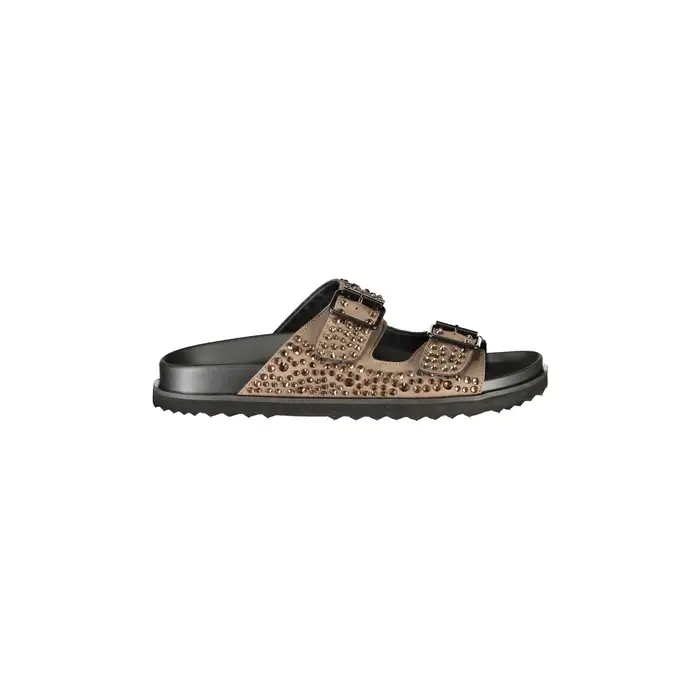 Laura Biagiotti Ciabatte Ciabatte Donna Marrone Strass Logo