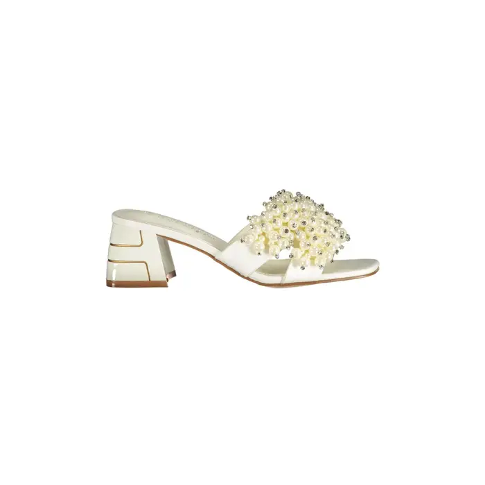 Laura Biagiotti Sandali Sandali Donna Bianco Perle e Strass