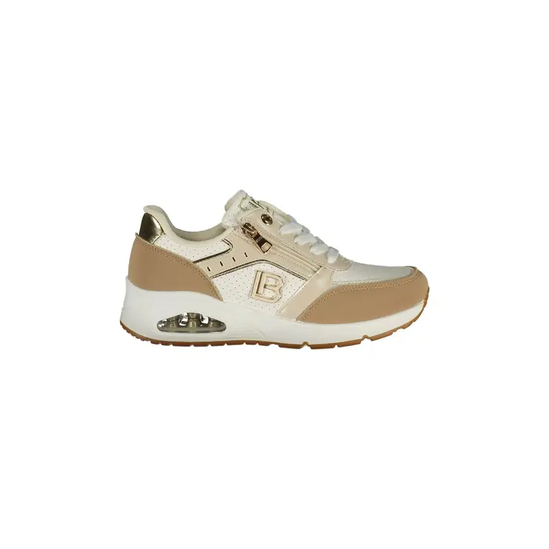Laura Biagiotti Sneakers Donna Bianche Zip Laterale Bianco