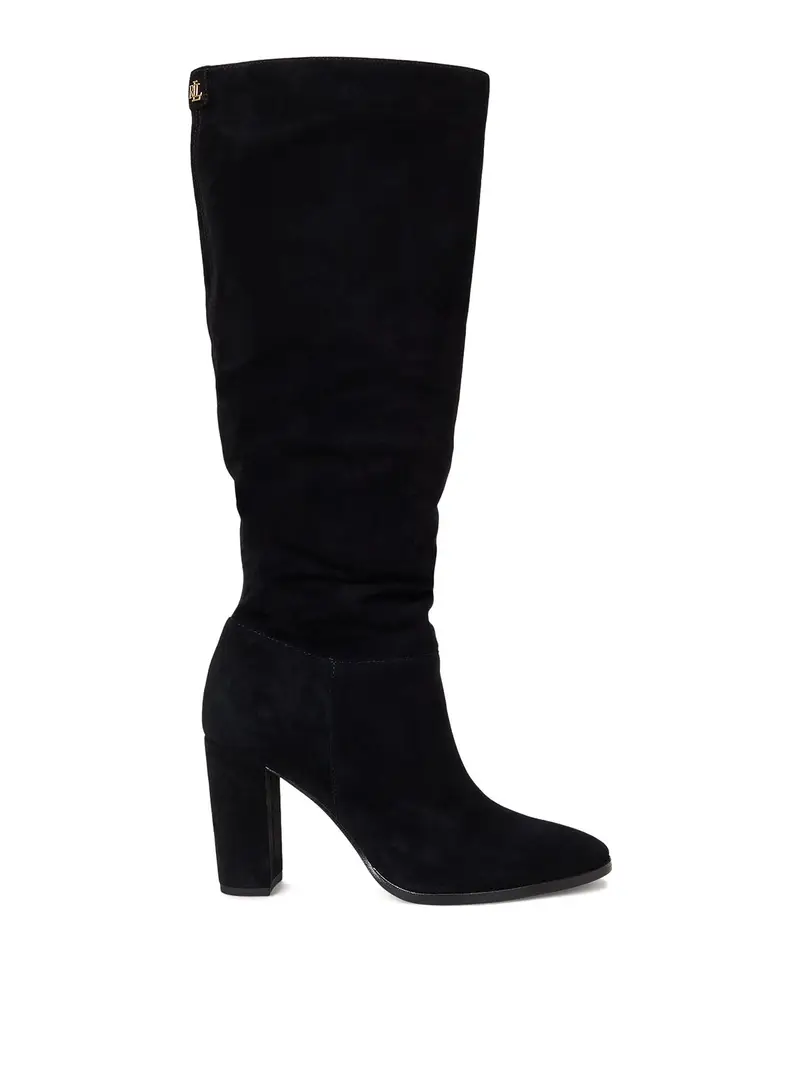 Lauren Ralph Lauren Artizan Tall-Boots-Stivale alto Nero