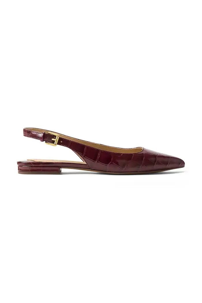ballerine in pelle Londyn Slbck Granata