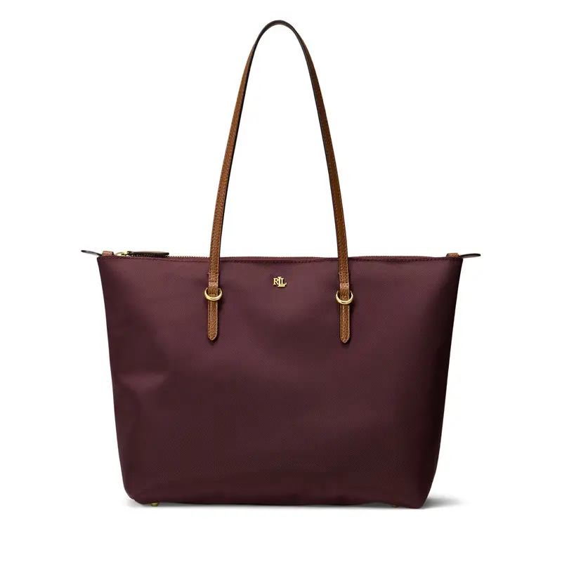 per donna 431916737045 Borsa tote Keaton media in nylon bordeaux (OSFA), Casual, Granata, Nylon riciclato