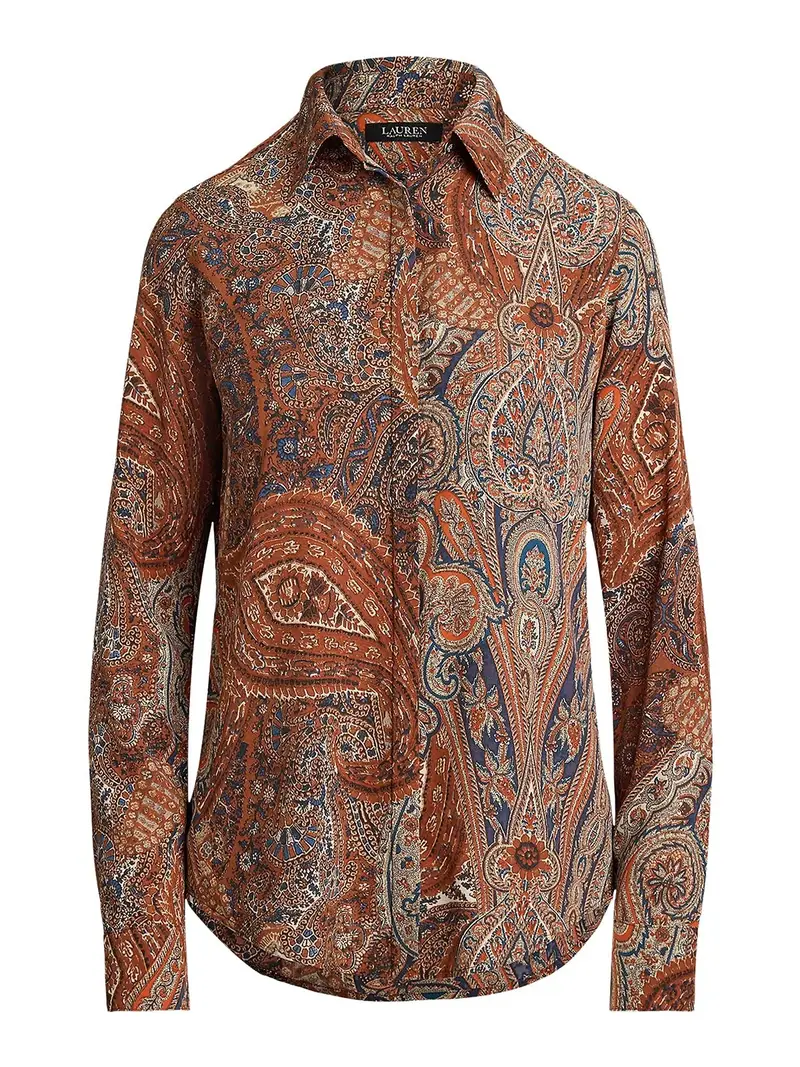 Lauren Ralph Lauren Camicia Kristy a maniche lunghe Multicolore
