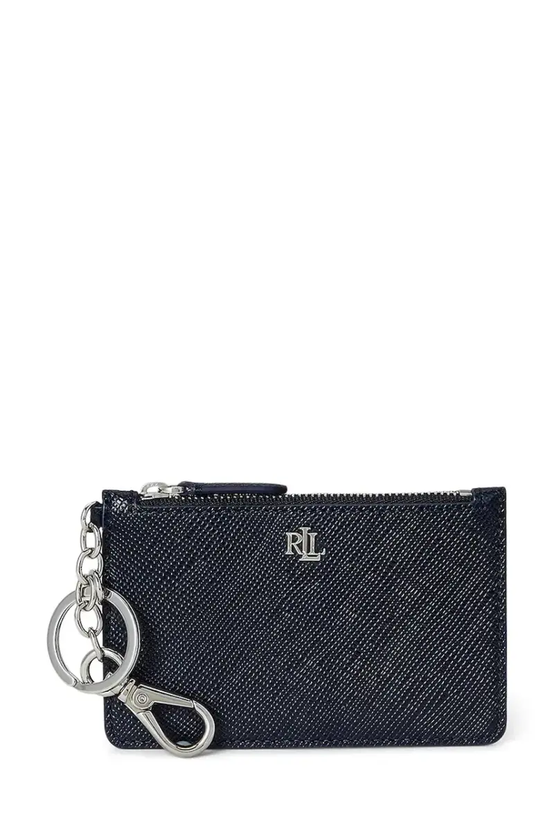 Lauren Ralph Lauren portafoglio in pelle donna colore nero 432966789 Blu navy