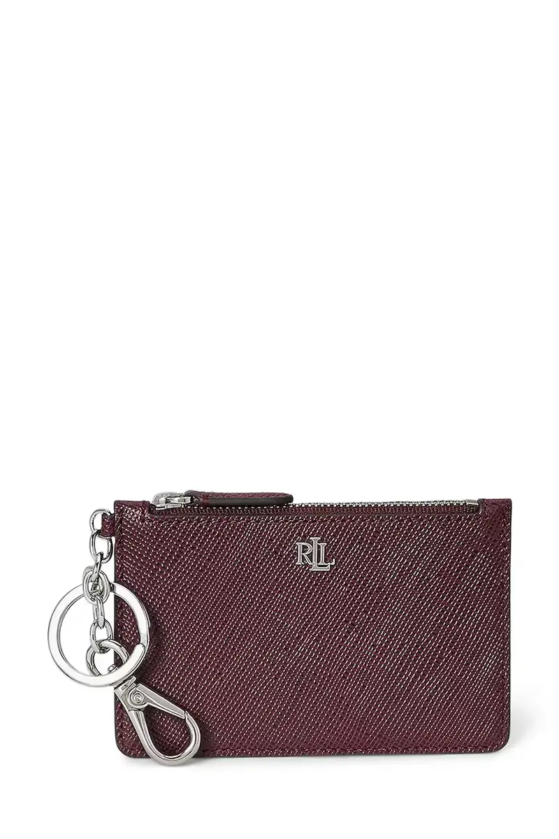 Lauren Ralph Lauren portafoglio in pelle donna colore nero 432966789 Granata