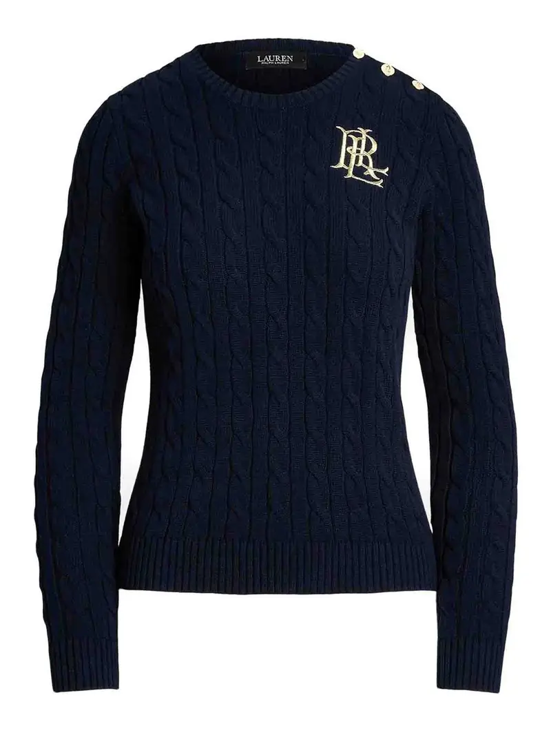Lauren Ralph Lauren Pullover a manica lunga montiva Blu scuro