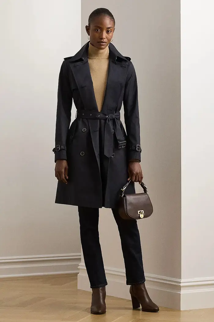 Lauren Ralph Lauren Trench Blu 5277601