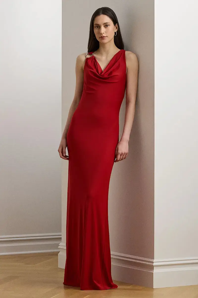 Lauren Ralph Lauren vestito colore rosso 253971057