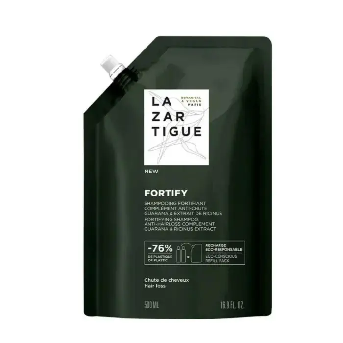 Lazartigue Fortify Eco ricarica Shampoo Fortificante Integratore Anticaduta 500ml