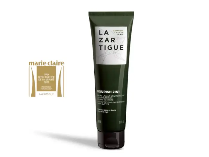 Lazartigue Nourish 2in1 Balsamo Lavante Non Schiumogeno Alta Nutrizione Burro di Karité 150ml
