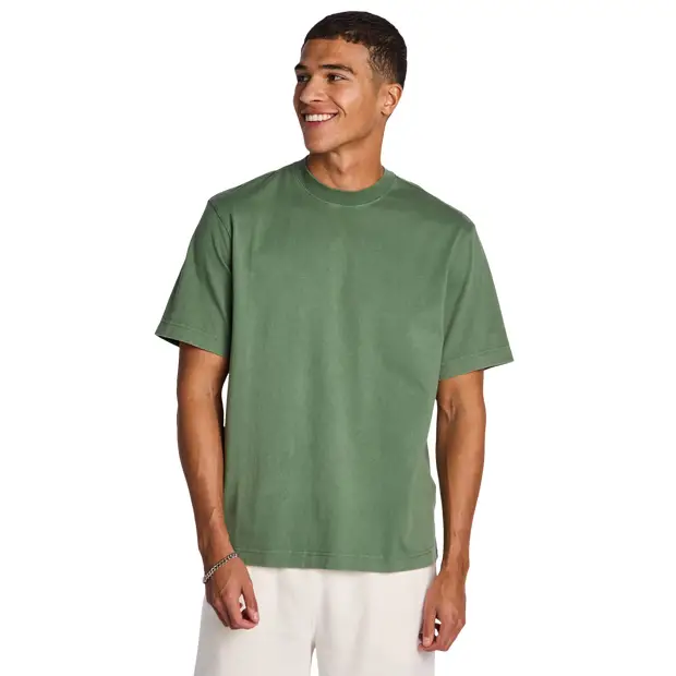 Heavyweight Relaxed Fit Uomo - Magliette Verde - di cotone Green