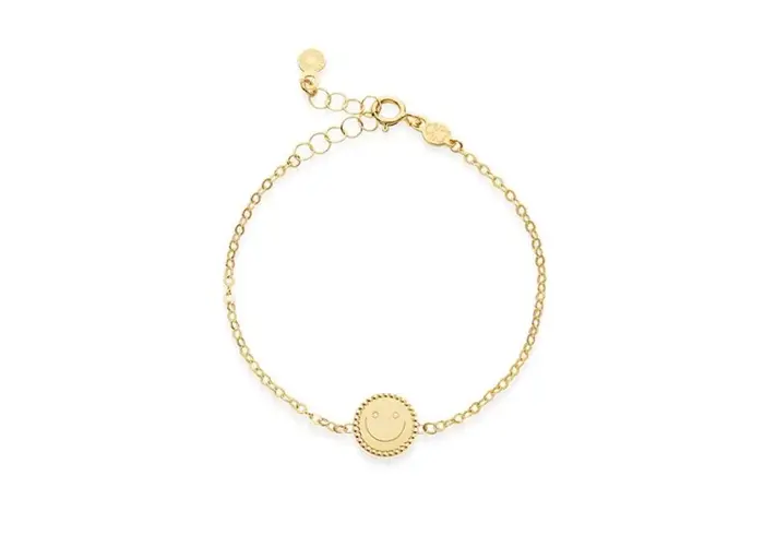 LE BEBE Bracciale Scintille In Oro Giallo E Smile