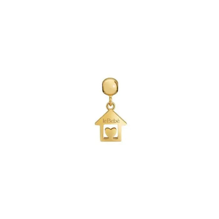 LE BEBE Charm I Tesorini Pop Sagoma Casa Oro Giallo 18Kt - Le Bebé