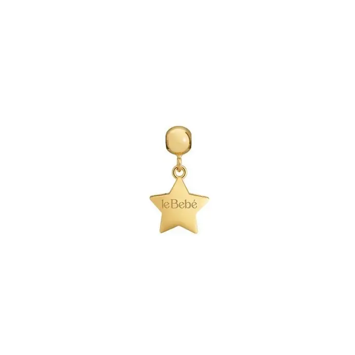 LE BEBE Charm I Tesorini Pop Sagoma Stella In Oro Giallo Le Bebé