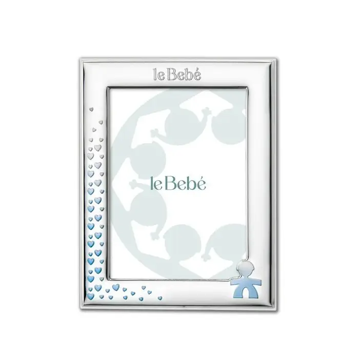 LE BEBE Cornice Per Foto 13X18 Cm Sagoma Bimbo E Cuori - Le Bebé
