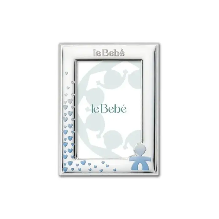 LE BEBE Cornice Per Foto 9X13 Cm Sagoma Bimbo E Cuori