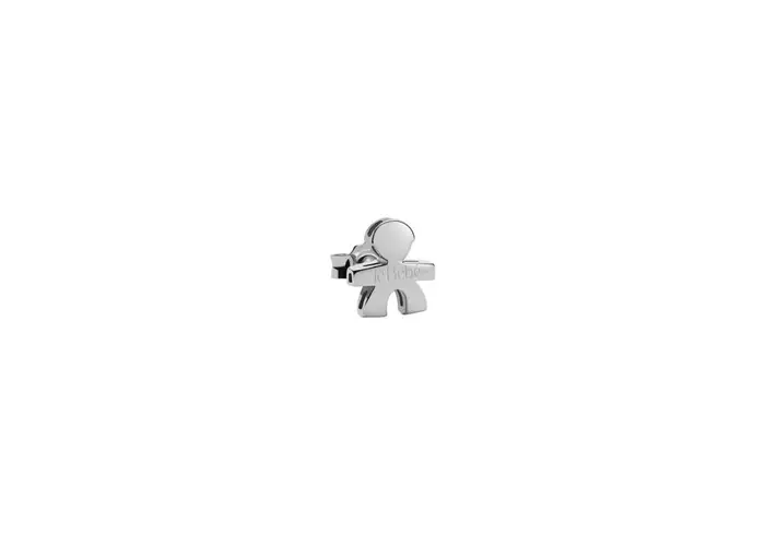 LE BEBE Mono Orecchino - Sagoma Bimbo - Oro Bianco