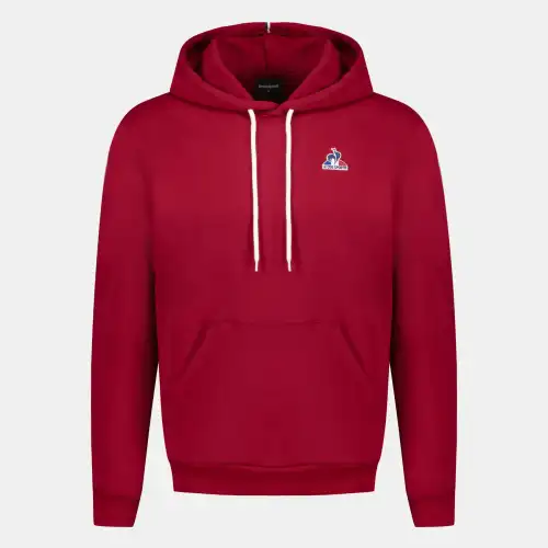 Le Coq Sportif Felpa con cappuccio Essentiels N°1 Rouge
