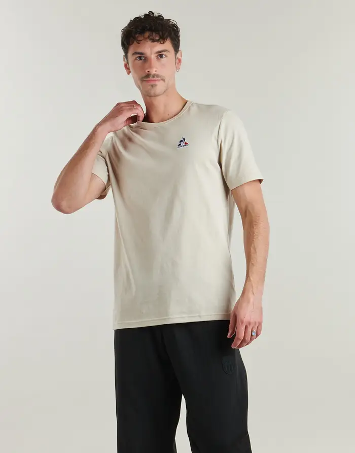 Le Coq Sportif T-shirt ESS Tee SS N°1 Beige