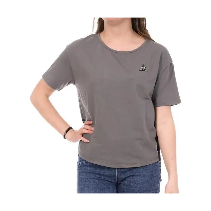 Le Coq Sportif T-shirt Loose Grigio