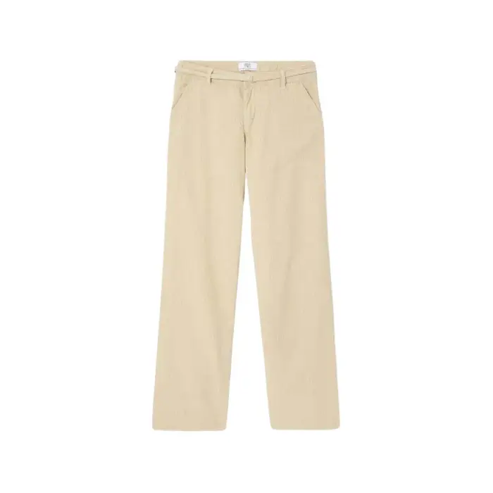 Pantaloni da donna Le Temps des cerises Tahis Velvet Beige