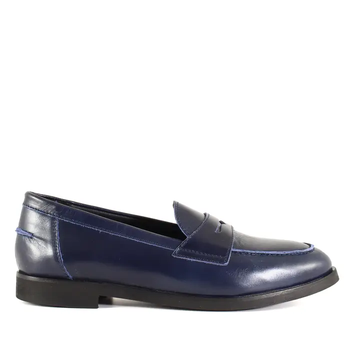 Mocassino Penny Blu