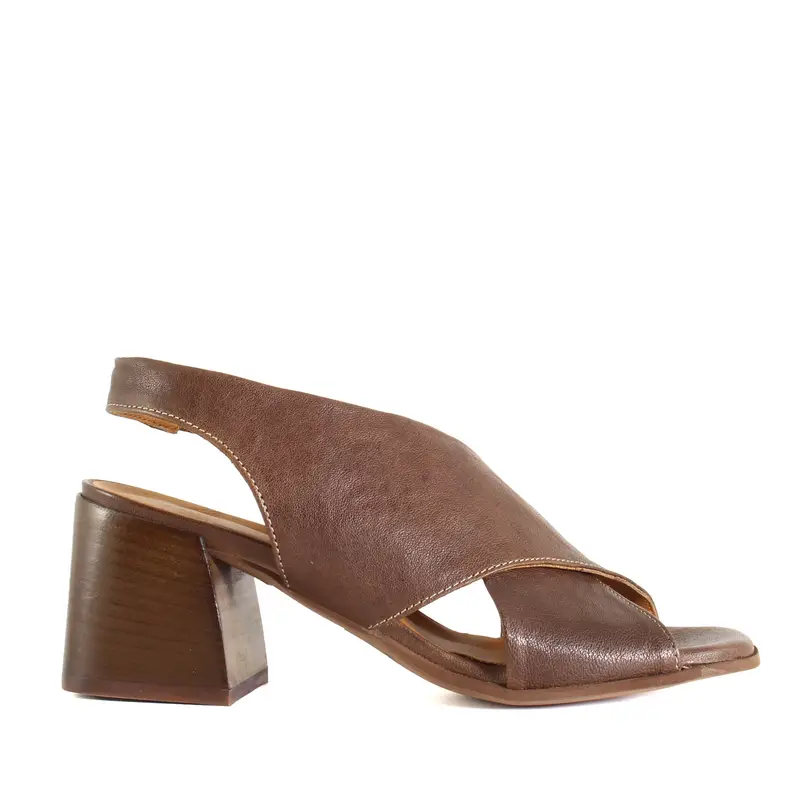 Le Walterine Sandalo Fiamma Marrone