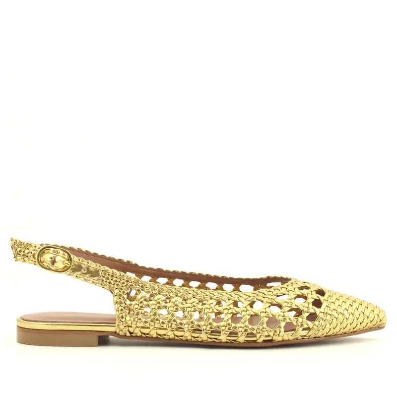 Le Walterine Slingback Rosanna Oro Size EU 36