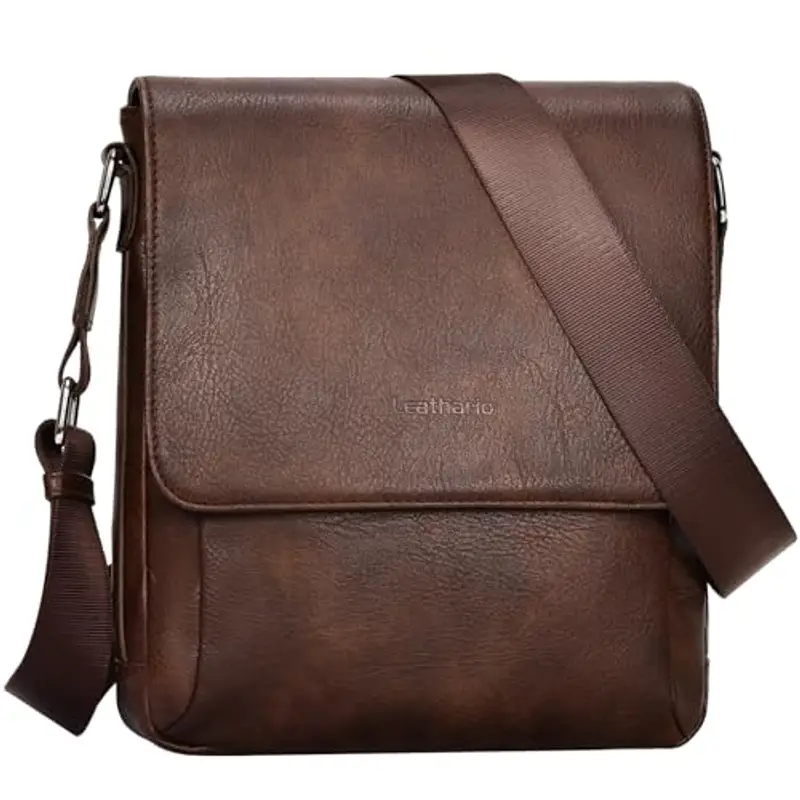 Leathario Borsa a spalla Uomo Multicolore 1885838