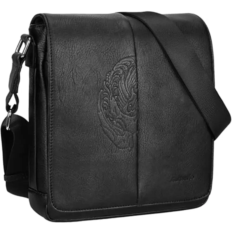 Leathario Borsa a spalla Uomo Nero 1885837