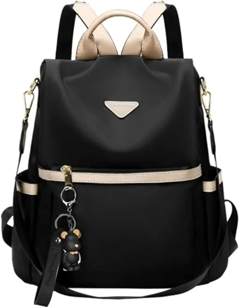 Leathario Zaino Donna Antifurto e Impermeabile, Zainetto, Zaini, Borsa Donna per Ufficio, Lavoro, Università, Viaggio