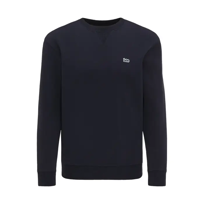 Lee Felpa Plain col rond Bleu