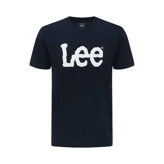 Lee T-shirt Wobbly Logo Bleu