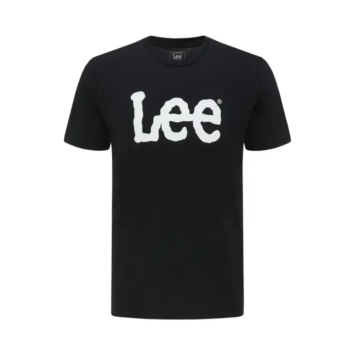 Lee T-shirt Wobbly Logo Noir