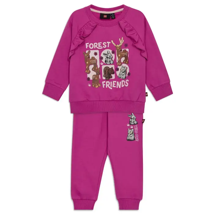 Lego Completo felpa e pantaloni jogging per bebè Lwsanyu 704 Rose