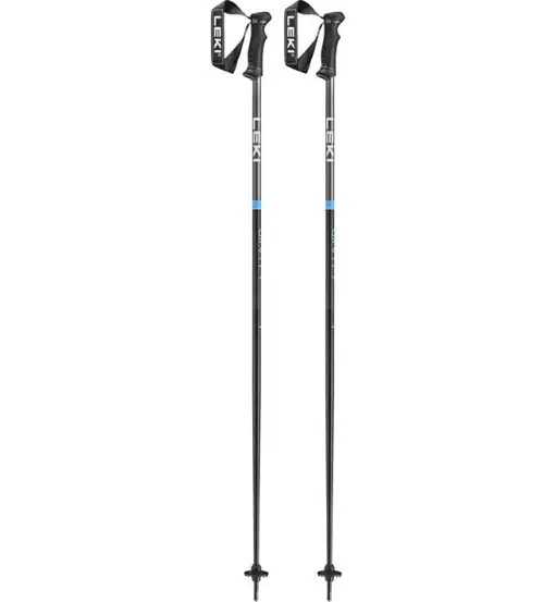 Leki QNTM - bastoncini sci alpino Black