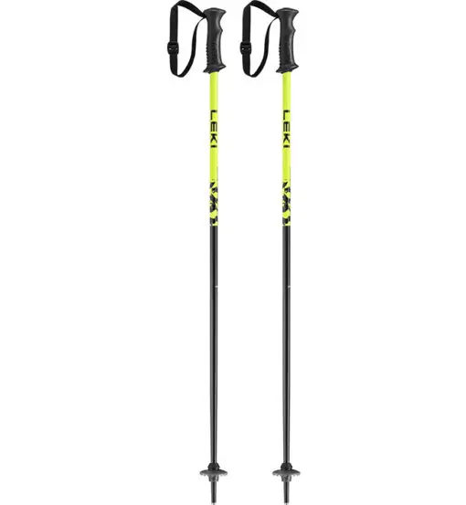 Leki Rider - bastoncini sci alpino Black