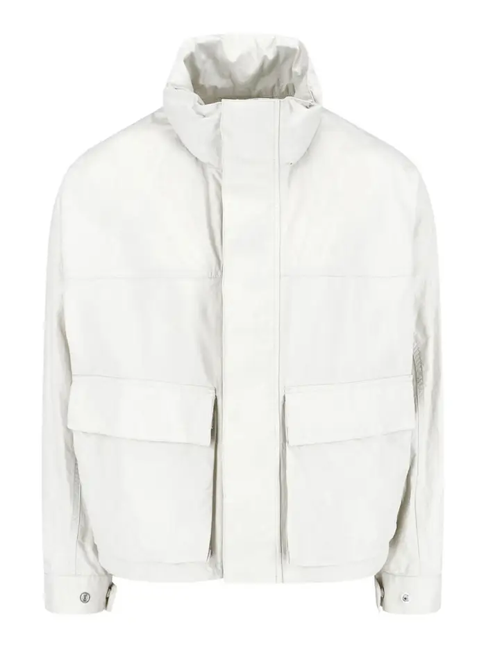 Lemaire Giacca Parka Corto Crema